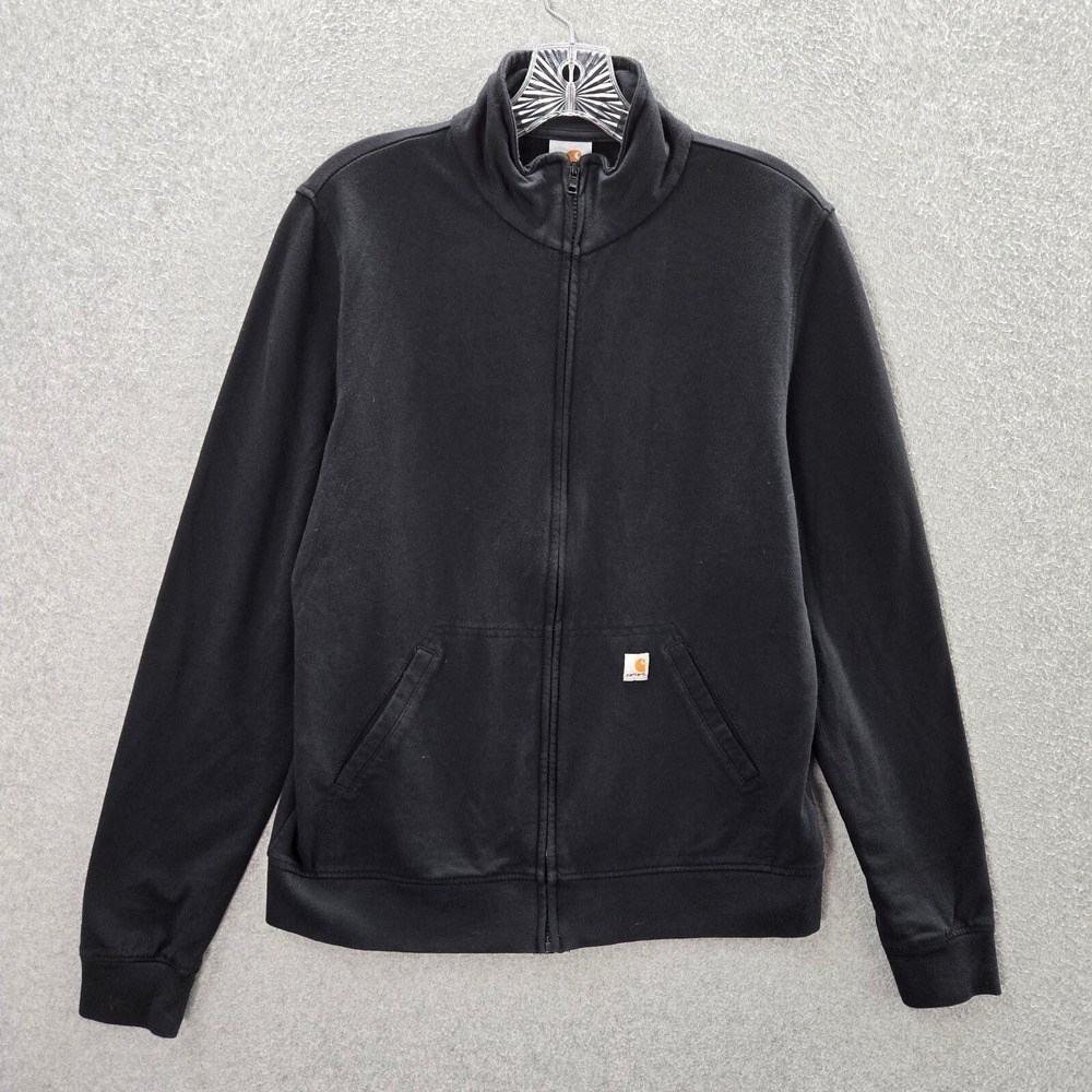 Carhartt Women Jacket Large Black Track Full Zip